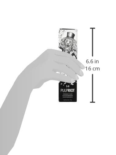 Pulp Riot Faction8 Permanent Hair Color 5-0 Natural for Unisex, 2 Ounce