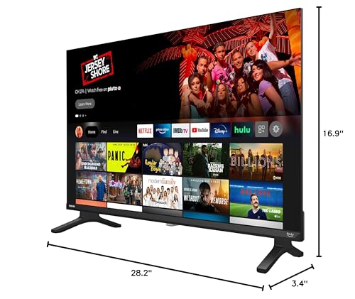 Toshiba 32-inch Class V35 Series LED HD Smart Fire TV with Alexa Voice Remote (32V35KU, 2021 Model)