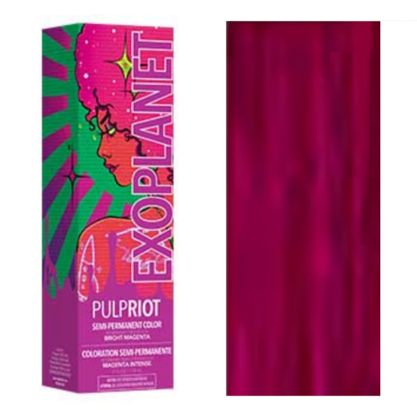 Tinte semipermanente Pulp Riot Exoplanet, 118 ml, magenta brillante