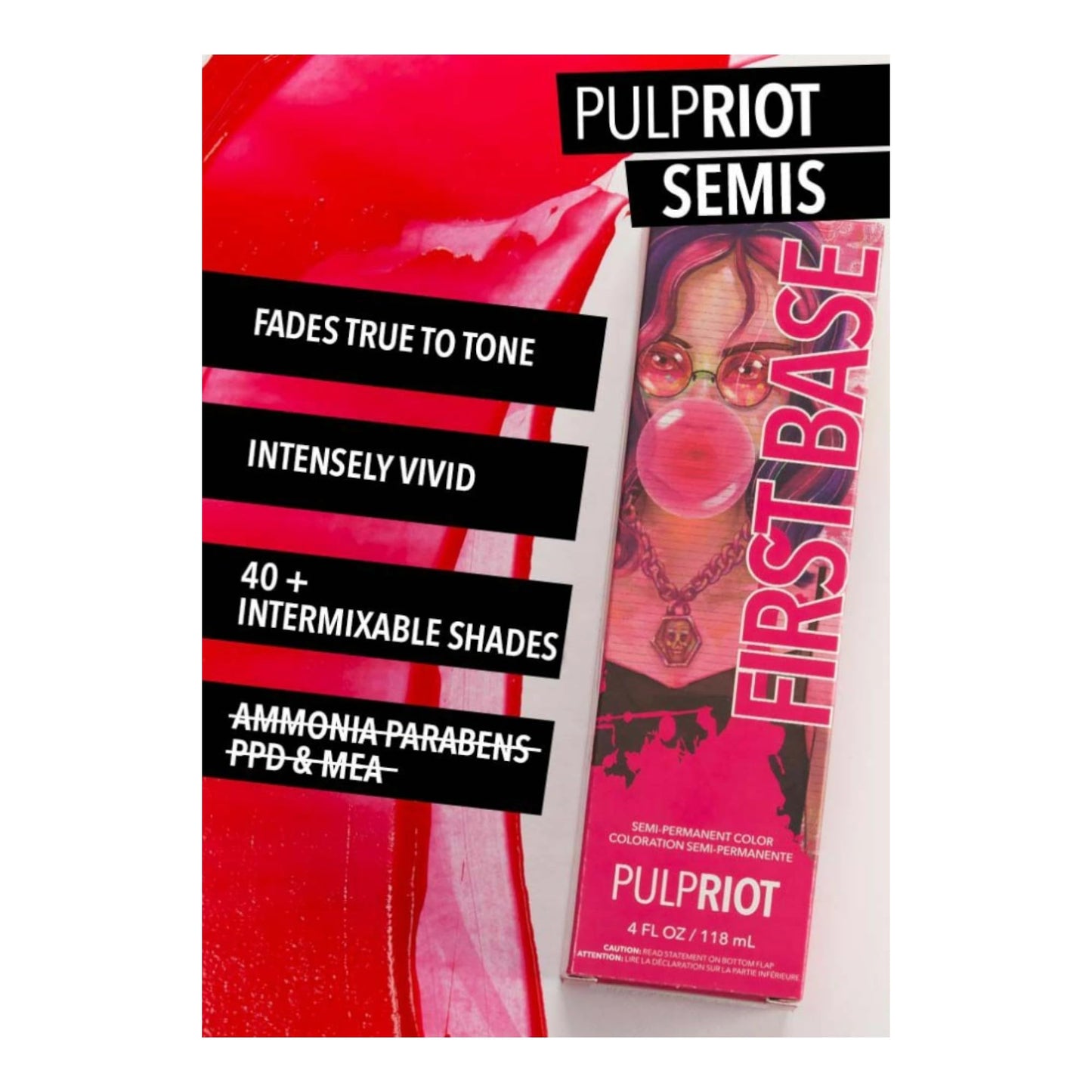 Pulp Riot - First Base Semi-Permanent Color - 4 fl oz