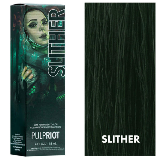 Pulp Riot - Slither Semi-Permanent Color Green, 4 Fl Oz (Pack of 1)