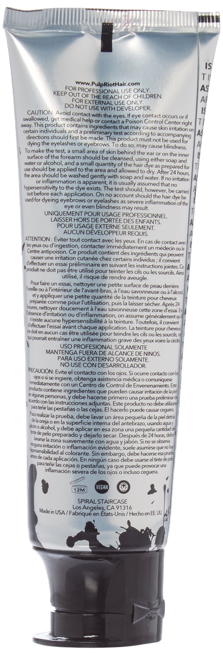 Pulp Riot Semi-Permanent Hair Color for Unisex, Fireball Red, 4 Ounce