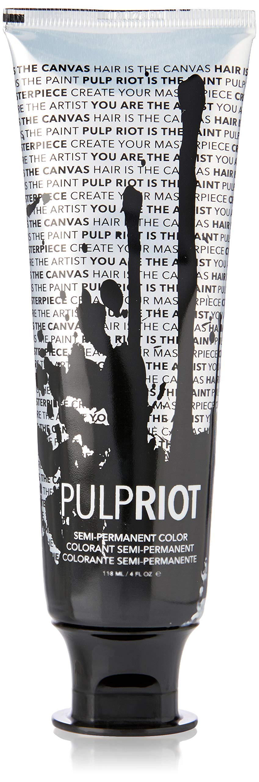 Pulp Riot Semi-Permanent Hair Color for Unisex, Smoke Grey, 4 Ounce