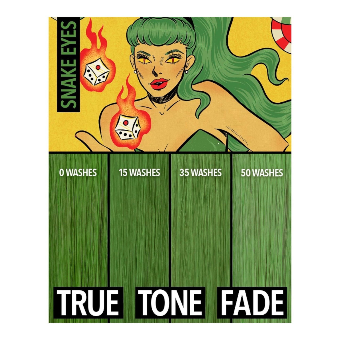 Pulp Riot - Snake Eyes - Kelly Green Semi-Permanent Color 4 fl oz