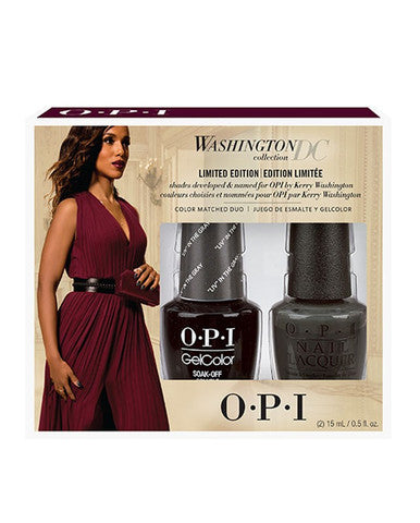 "Live" in the Gray Duo 1 (15ml, 0.5 fl. oz.) Nail Lacquer.