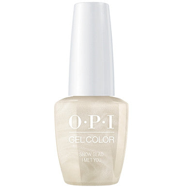 OPI Gelcolor Snow Me alegro de haberte conocido 0.5 onzas líquidas - HP J01