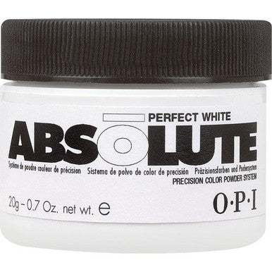 Polvo OPI Absolute Perfect White 0.70 oz - 20 g AB551